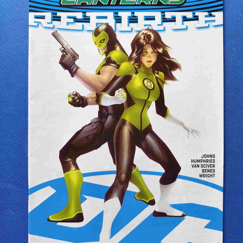 Green Lanterns: Rebirth 1 b variant cover used