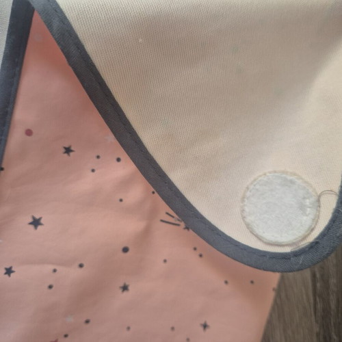 Disney Baby Silicone Bib with Sleeves used, waterproof
