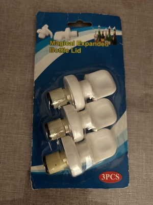 Bottle lids new, set of 3
