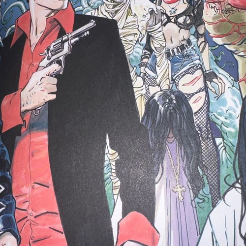 Brindisi comic used, rare collectible, limited edition numbered
