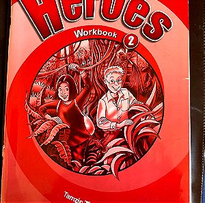 Πωλείται βιβλιο εκμάθησης Αγγλικων Heroes Workbook 2( Tamzin Thompson Oxford)