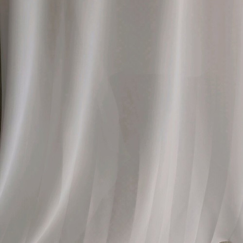 Lynne asymmetric sleeveless top with transparency like new, white