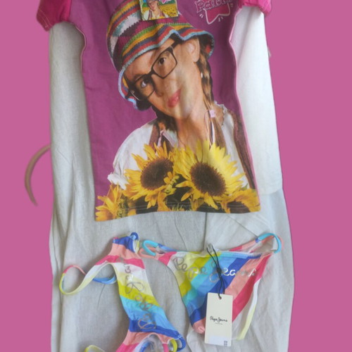 Pepe Jeans bikini set new with Patty No8 cotton shirt gift
