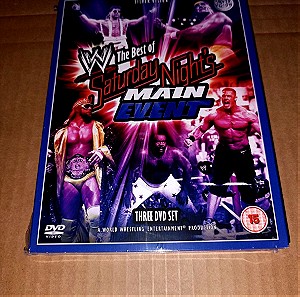 WWE The Best Of Saturday Night's Main Event 3-DVD digibook wrestling σφραγισμένο