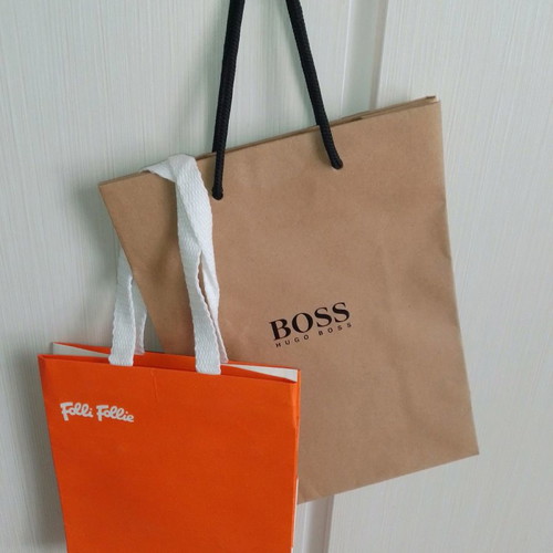 Boss and Folli Follie gift bags like new, set of 2