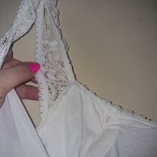 Romantic Romper Made in Italy with Lace, Size M, Like New