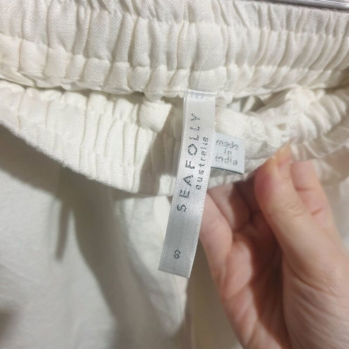 White Seafolly palazzo pants new, unworn without tags