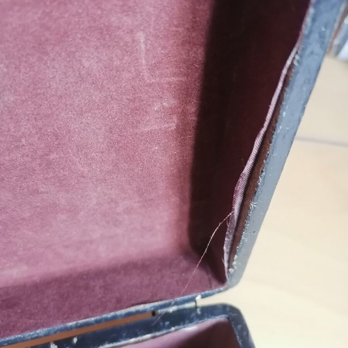 Handmade wooden box with classic romantic floral design