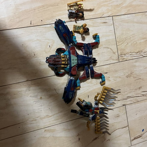 Eternals Lego sets 76154 and 76145 used, no box or instructions