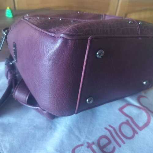 Doca Backpage backpack, burgundy