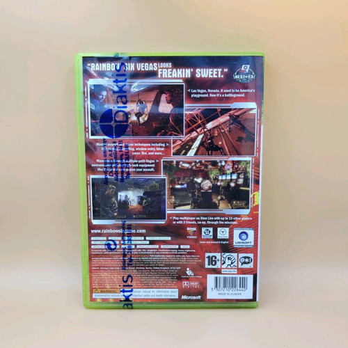 Tom Clancy's Rainbow Six Vegas Xbox 360 used, excellent condition, complete