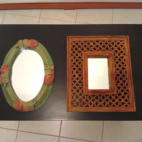Vintage & Boho Wall Mirrors set of 3 like new