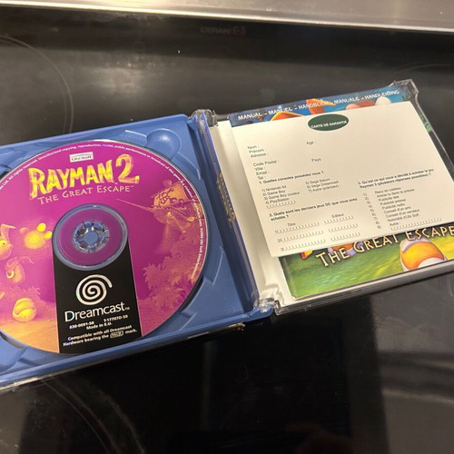 Rayman 2 Dreamcast game used with case damage