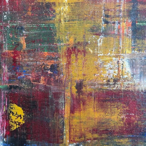 Boredom Handmade Acrylic Painting on Canvas 40x50 cm Like New