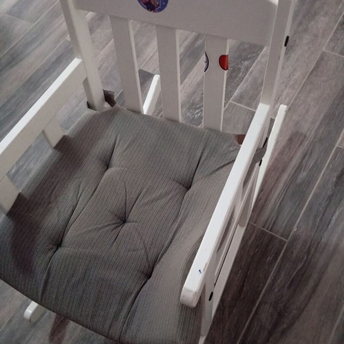 IKEA white children's rocking chair