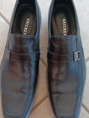 Kricket leather men's formal shoes like new, size 44, black