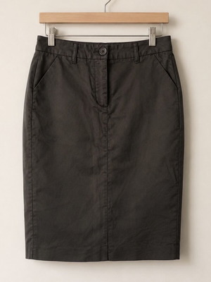 United Colors of Benetton pencil skirt like new, size S, greenish shade