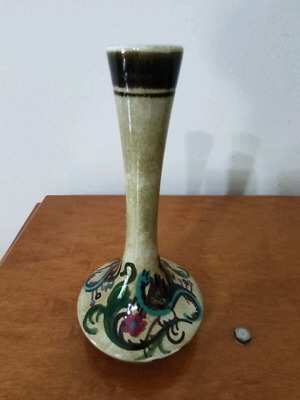 Ceramic vase KERAMIKOS like new with artist signature