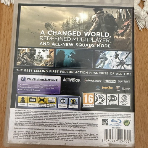 Call of Duty Ghosts PS3 game