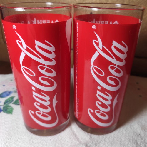 Coca Cola 1990s collectible glass set of -  10,00 - Vendora.cy