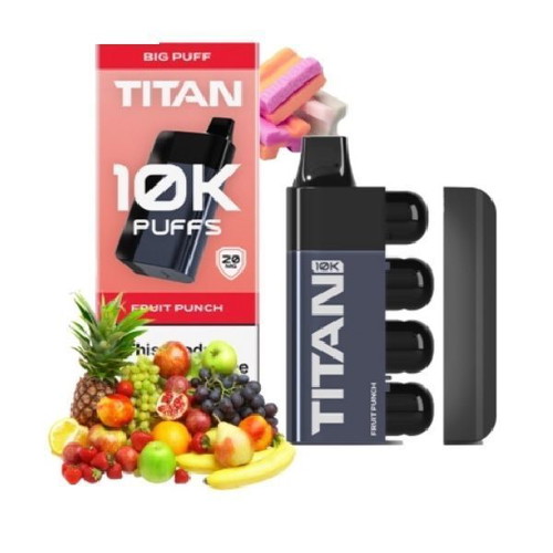 Titan 10K Puffs Disposable Vape Fruit Punch
