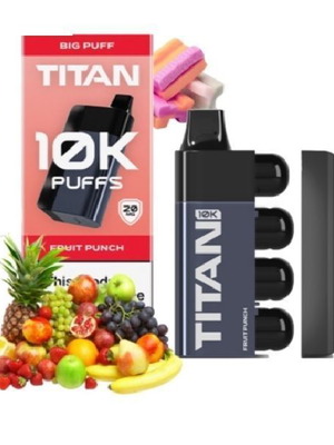Titan 10K Puffs Disposable Vape Fruit Punch