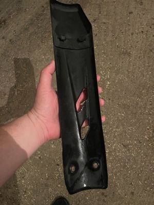 Crypton X exhaust protector used