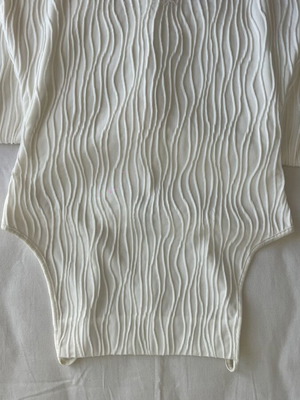 White Wavy Dress Shein new