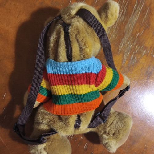 Teddy bear kids bag 40cm like new