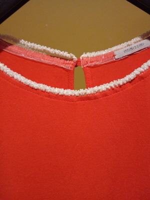 Intimissimi Oversized Sleeveless Top with Neck Decoration, New