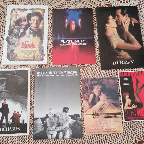 Commemorative small movie posters new, set of 7 pieces