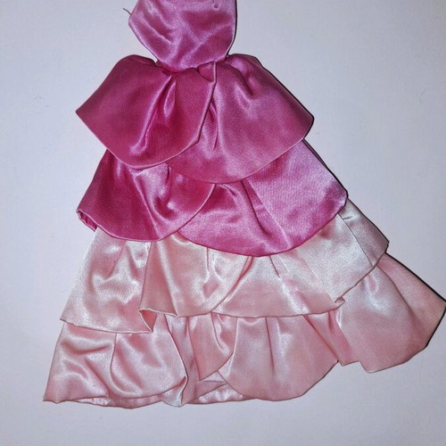 open lace back dress Vintage 80s Barbie Core Fuchsia Pink Sequin Cocktail Party Mini Dress   rollwithitvintage