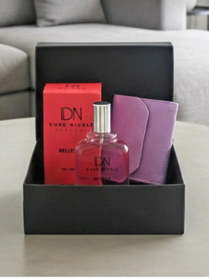 Gift set with wallet and perfume new, authentic