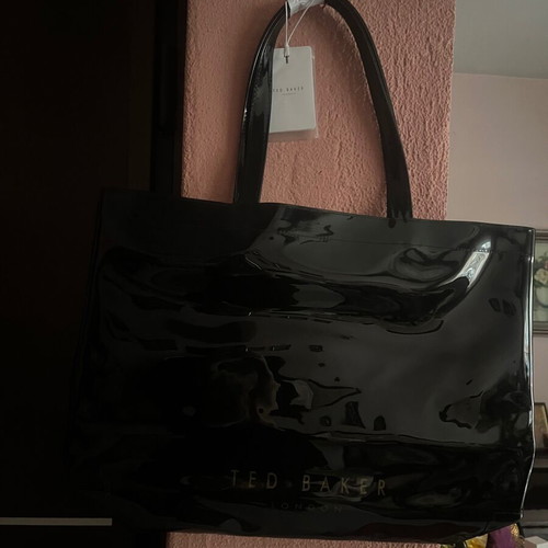 Ted Baker handbag new, black with white bow