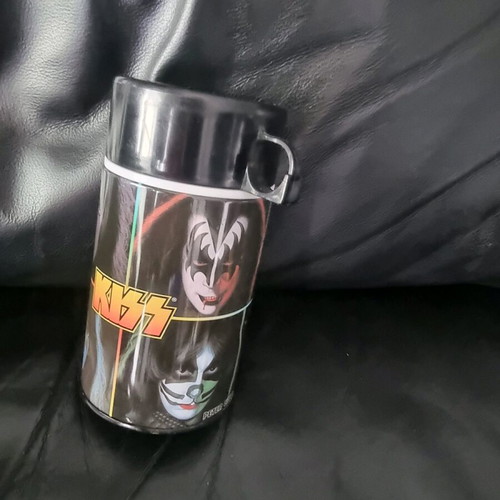 KISS Solo Faces lunchbox like new with thermos