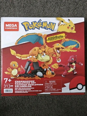 Pokemon Mega Construction Charmander Chameleon Charizard sealed