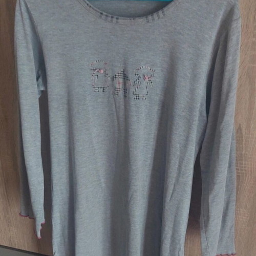 PNN Nightdress size Large like new, gray