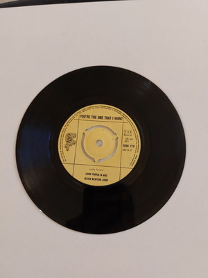 John Travolta & Olivia Newton-John You're The One That I Want vinyl used, pop