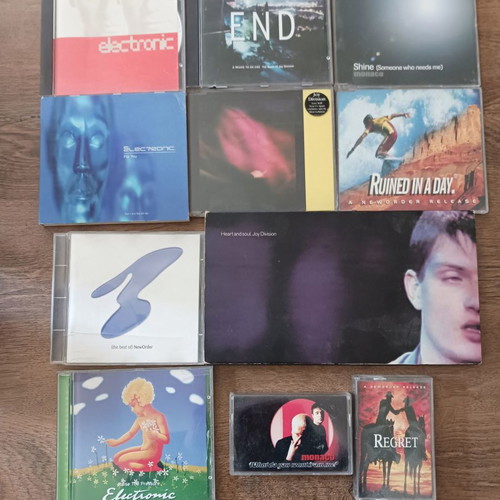 Joy Division, New Order, Electronic CD collection used with cassettes