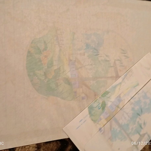 Correspondence used, 3 sets with envelope