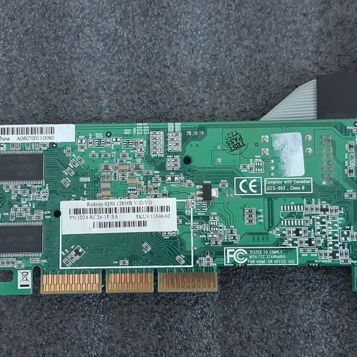 Sapphire ATI Radeon 9200 SE 128MB DDR AGP graphics card like new