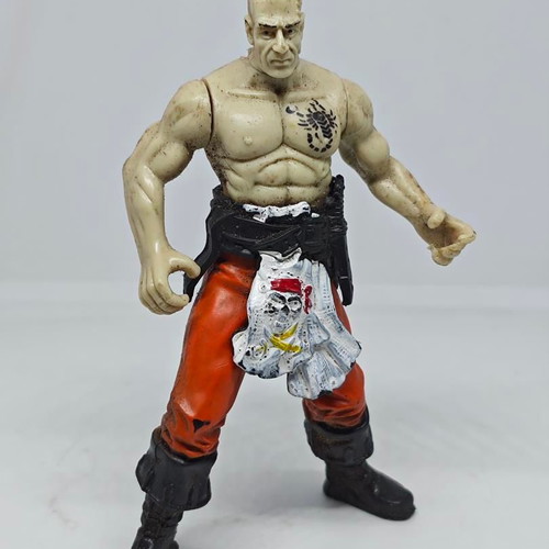 Collectible Chap Mei Pirate figure like new with scorpion tattoo