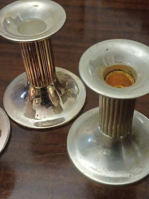 Silver-plated decorative items like new