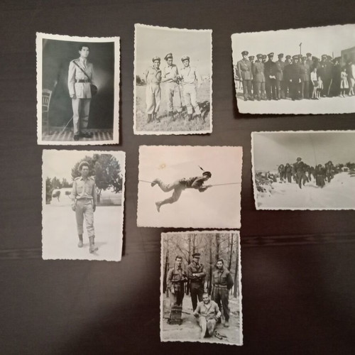 Old military training photos LOK 1961, used, set of 7