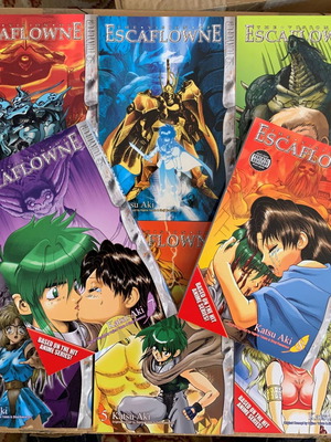 The Vision of Escaflowne manga complete set volumes 1-8 new