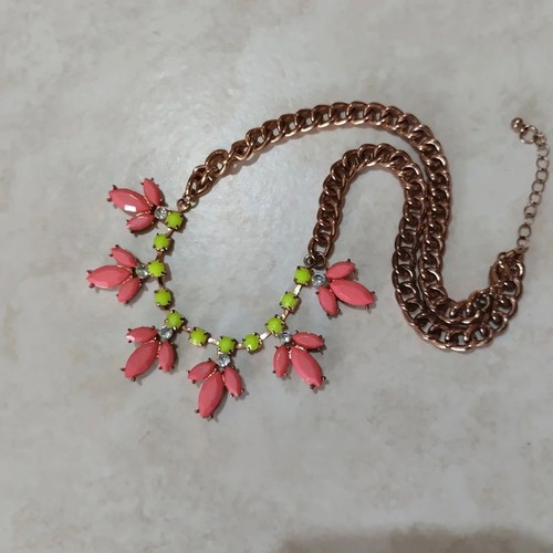 Accessorize Boho Necklace colorful statement summer jewelry