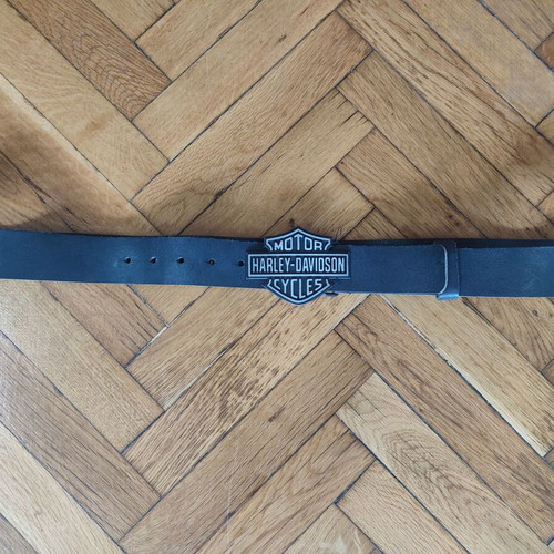 Harley Davidson belt new, genuine leather, black, size 105 cm