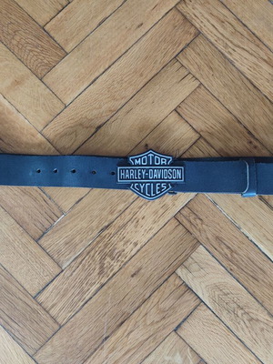 Harley Davidson belt new, genuine leather, black, size 105 cm