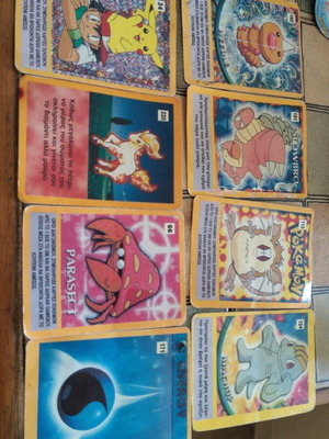 Pokemon vintage cards used, set of 15