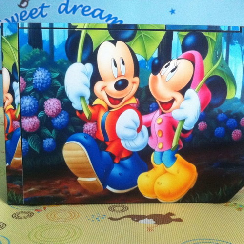 Wii console stickers Mickey and Friends new